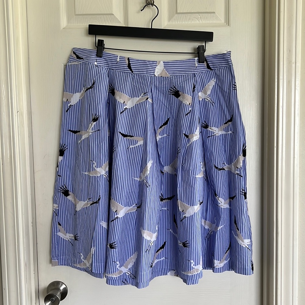 Who What Wear - Crane/Heron Striped Skirt - size 14W